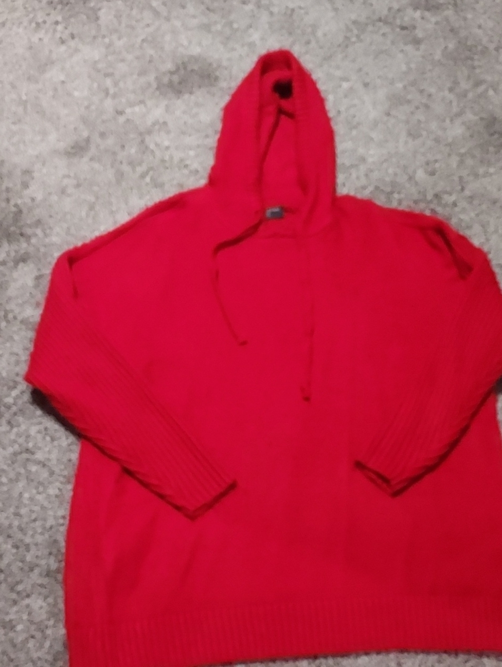 Lane Bryant Bright Red Hoodie Sweater